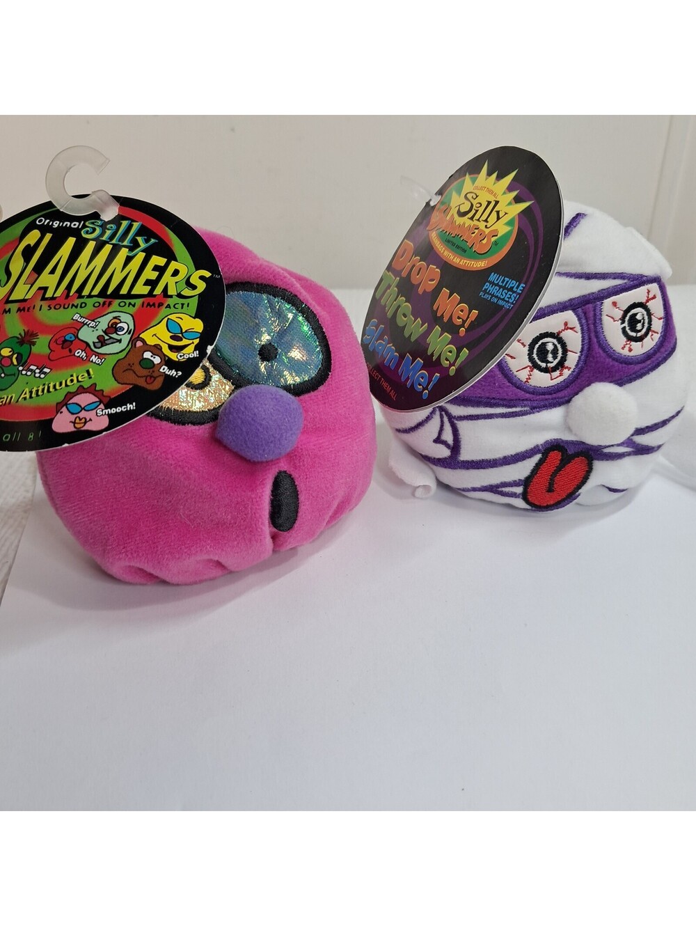 Silly Slammers Bean Bag Plush set BOTCH pink M. Balmed #50 Mummy w/ tags READ